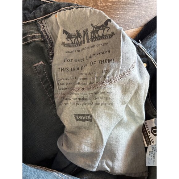 Levi's 559 Jeans Men's 36X30 Dark Wash Blue Relaxed Straight Fit Denim 5 Pocket - Picture 9 of 9